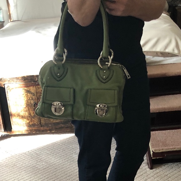 New price ! Marc Jacobs classic Blake handbag in Green - Picture 5 of 8